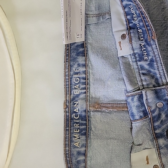 American eagle skirt a-line high rise demin - Picture 3 of 6